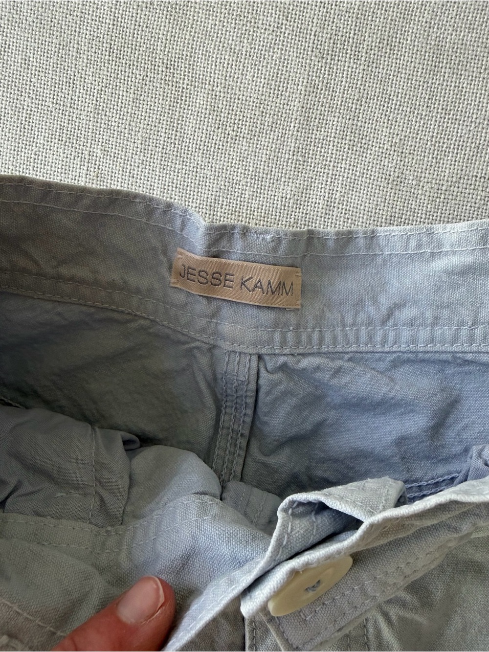 Jesse Kamm Handy Pants in Smokey Blue Size 4 - Picture 5 of 5